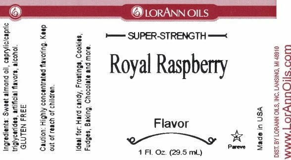 Royal Raspberry Flavoring - Super Strength Flavor 1 oz., 16 oz., 1 Gallon, 5 Gallons - Ships Free Within Canada on Orders Above CAD $199
