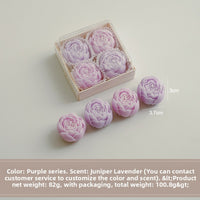 Handmade Floral Scented Candles Gift Set