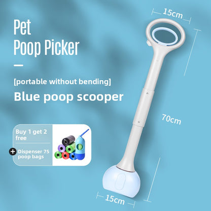 NOEILI Foldable Dog Poop Scooper with Waste Bags