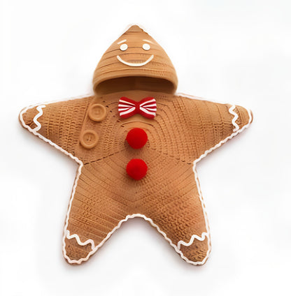 Gingerbread Man Button Baby Sleeping Bag