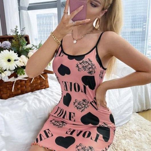 Cute printed pajamas or bathrobe