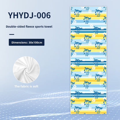 Microfiber Yoga Towel - Cherry Blossom