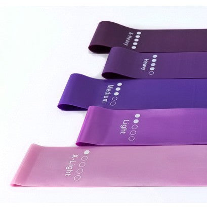 Purple Resistance Bands Set - TPE