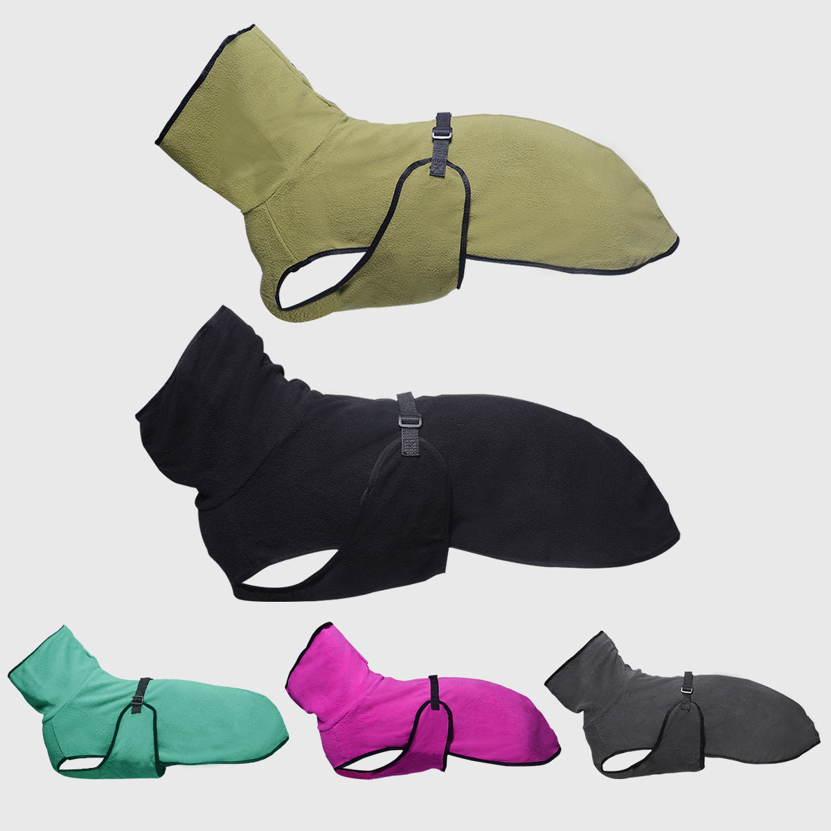 Snuggly Hooded Fleece Sweater for Dogs