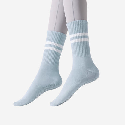 Womens Striped Non-Slip Yoga Socks