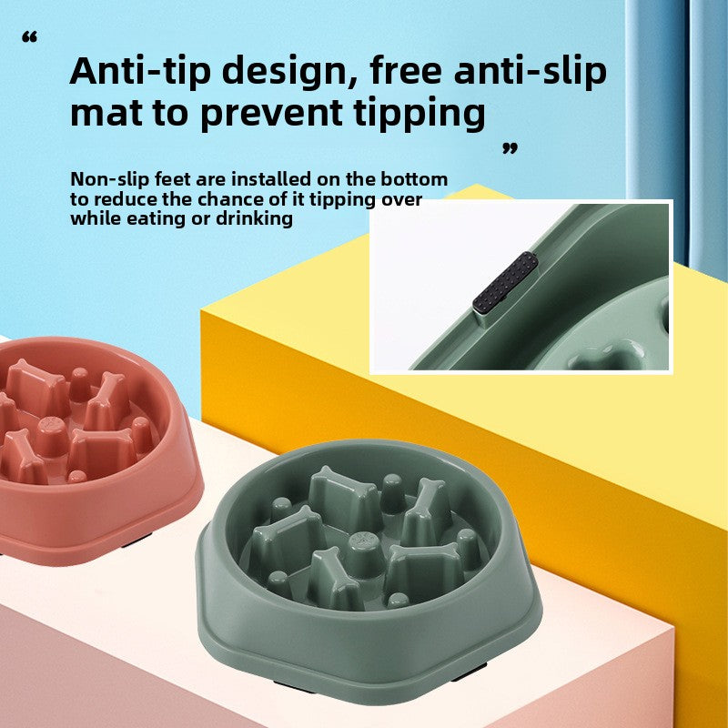 Slow Feeder Bowl for Happy Healthy Pups