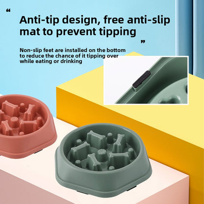 Slow Feeder Bowl for Happy Healthy Pups