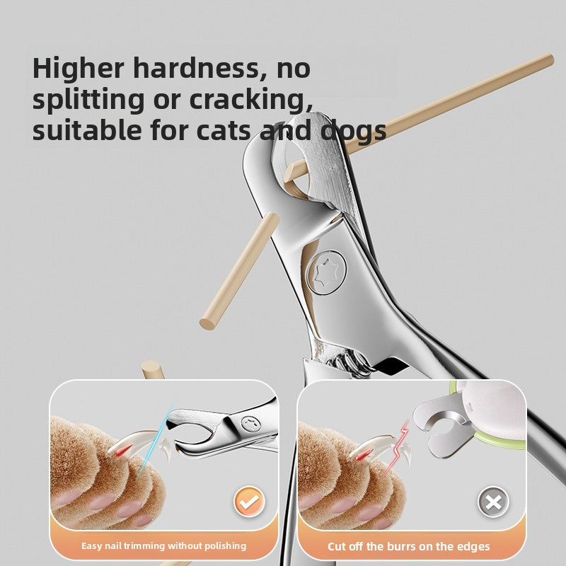 Gentle Pet Nail Clipper for Dogs & Cats