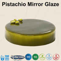 "PRE-ORDER" Pistachio Mirror Glaze - Case of 2 x 3.5 KG Buckets - Bakery and Pastry - Rubicone Canada - Ships Free Within Canada on Orders Above CAD $199