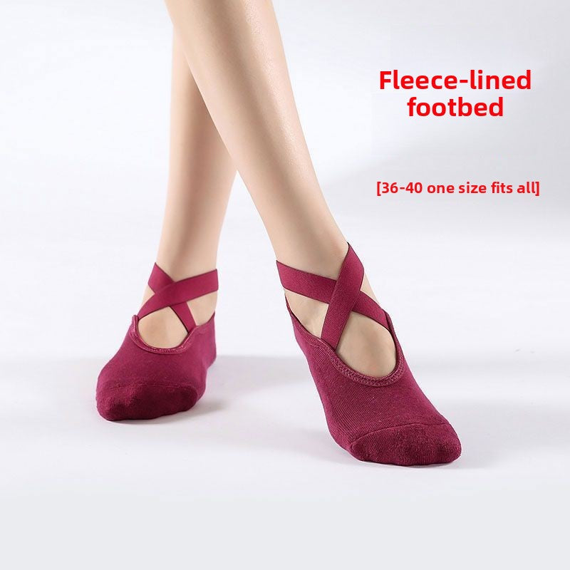 Yoga Socks Anti-Slip Five-Toe Cotton Fitness Socks