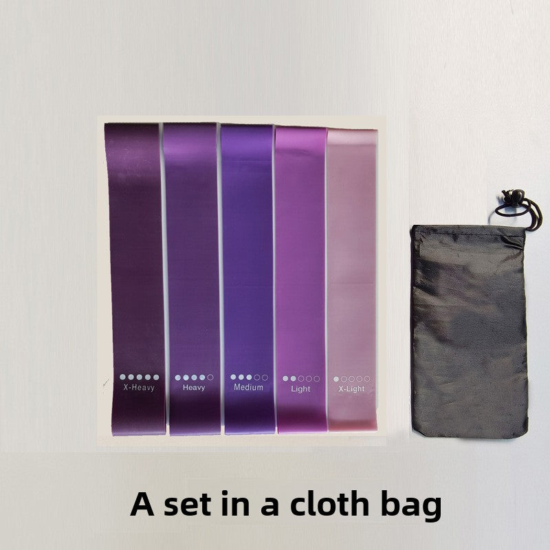 Purple Resistance Bands Set - TPE