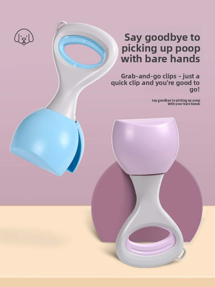 NOEILI Foldable Dog Poop Scooper with Waste Bags