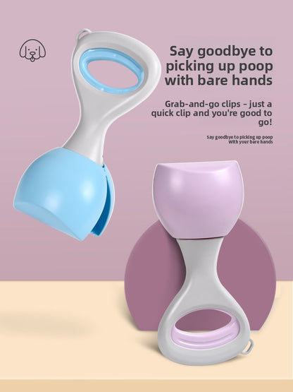NOEILI Foldable Dog Poop Scooper with Waste Bags