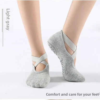 Yoga Socks Anti-Slip Five-Toe Cotton Fitness Socks
