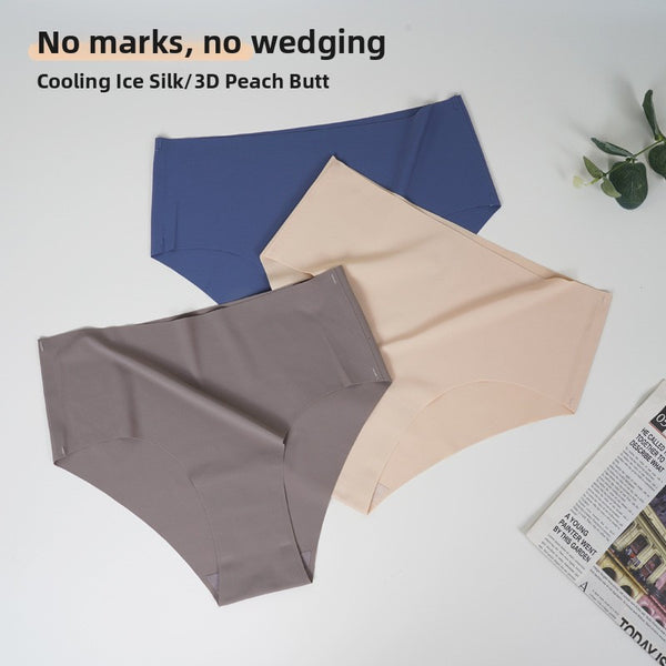 Seamless Maternity Panties Mid Waist Breathable Briefs