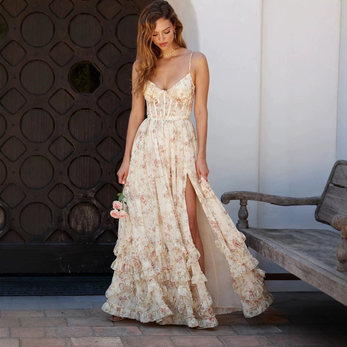 Floral long dress