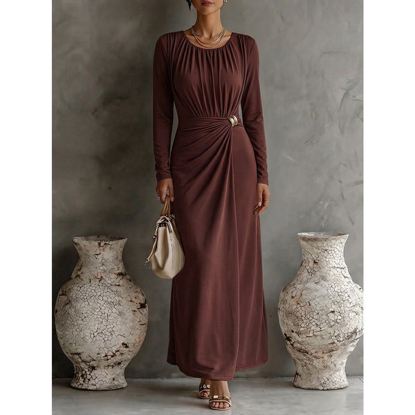 Plus Size Long Sleeve Formal Bodycon Dress