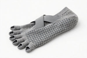 NOEILI Backless Yoga Socks – Cross Belt