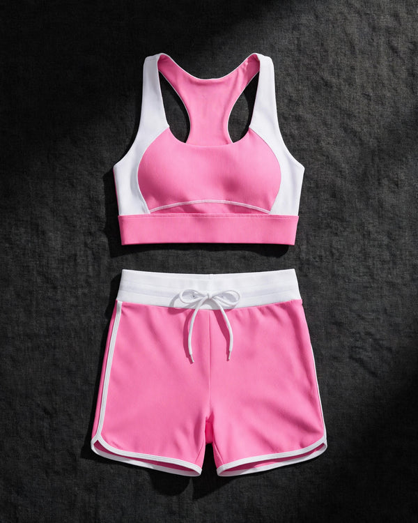 Women's High Waist Yoga Running Sportswear Set