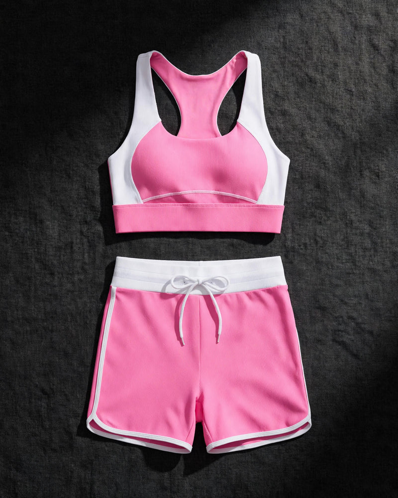 Women's High Waist Yoga Running Sportswear Set